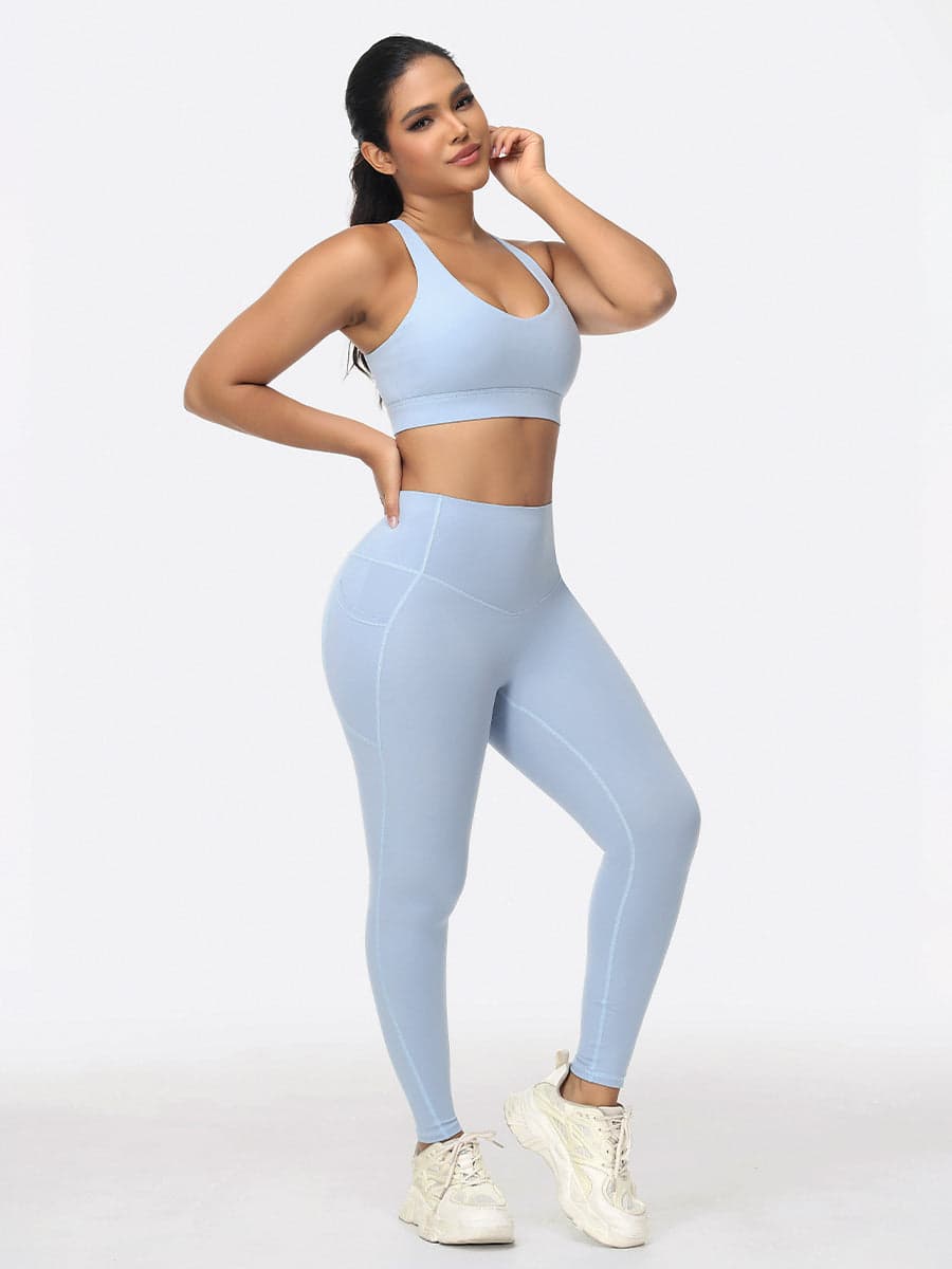 Ladies Sportswear Bottom Lifting Yoga Outfit Sets