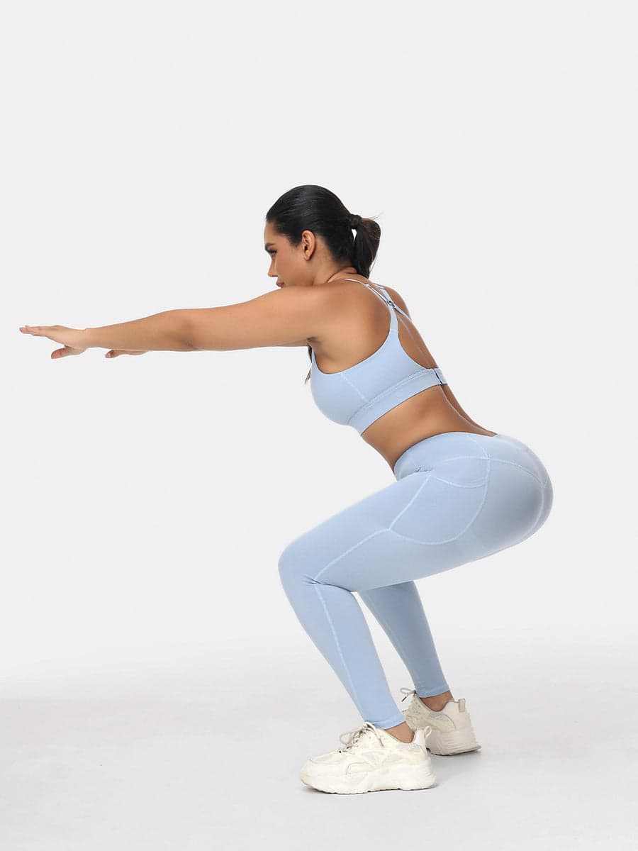 Ladies Sportswear Bottom Lifting Yoga Outfit Sets