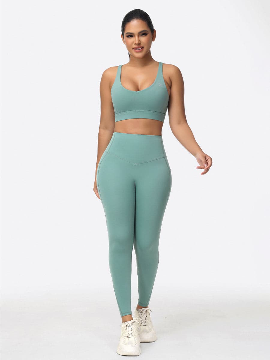 Ladies Sportswear Bottom Lifting Yoga Outfit Sets