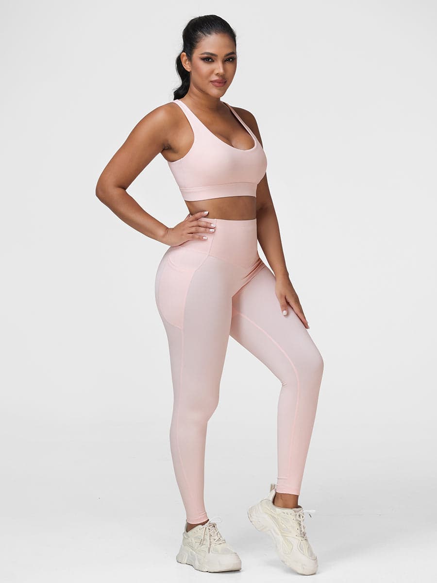Ladies Sportswear Bottom Lifting Yoga Outfit Sets