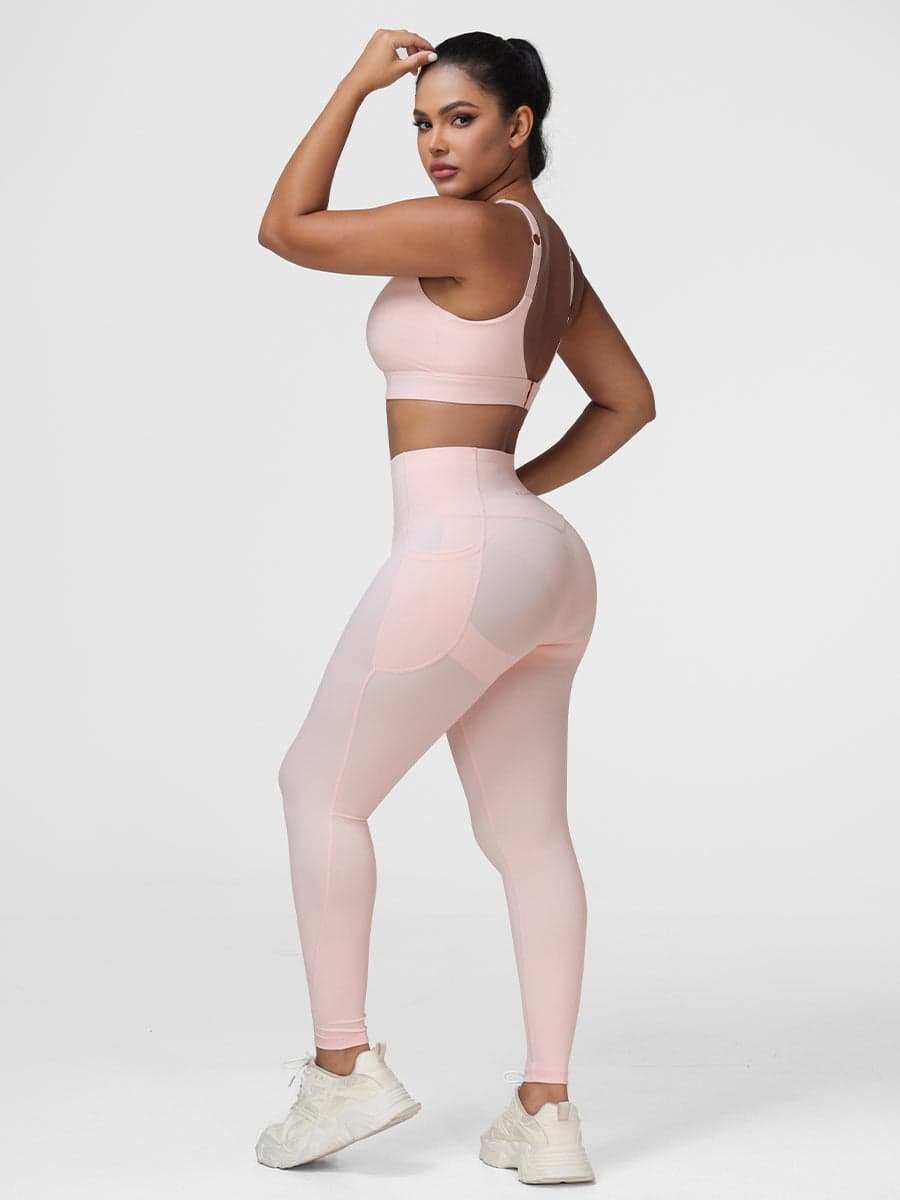 Ladies Sportswear Bottom Lifting Yoga Outfit Sets