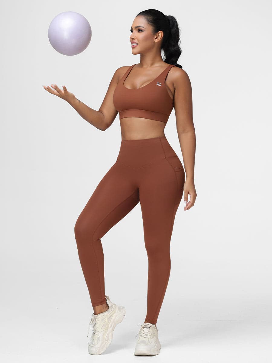 Ladies Sportswear Bottom Lifting Yoga Outfit Sets