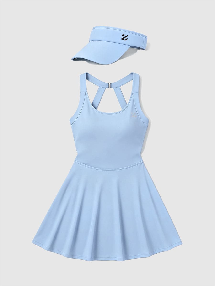 Padel & Tennis Outfit with Adjustable UPF 50+ Sports Visor
