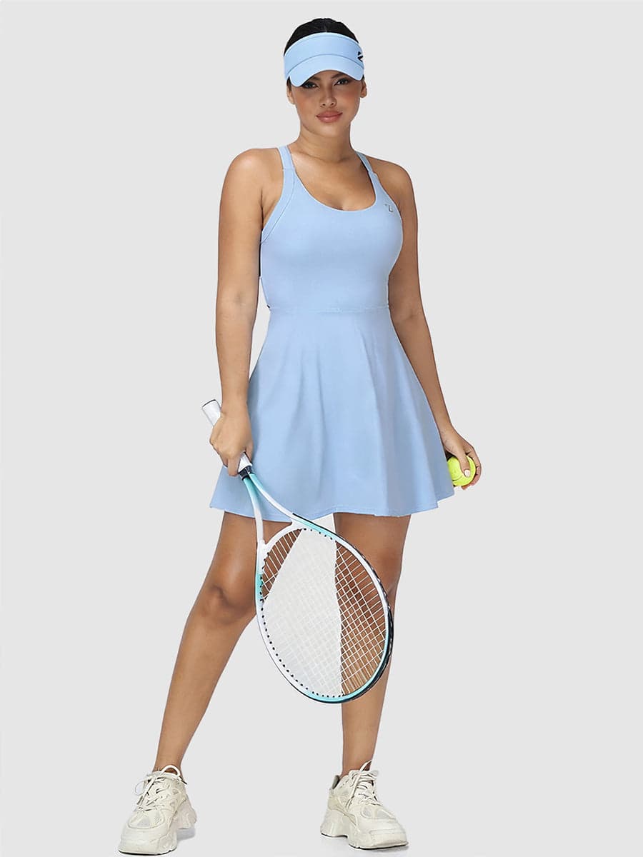 Padel & Tennis Outfit with Adjustable UPF 50+ Sports Visor