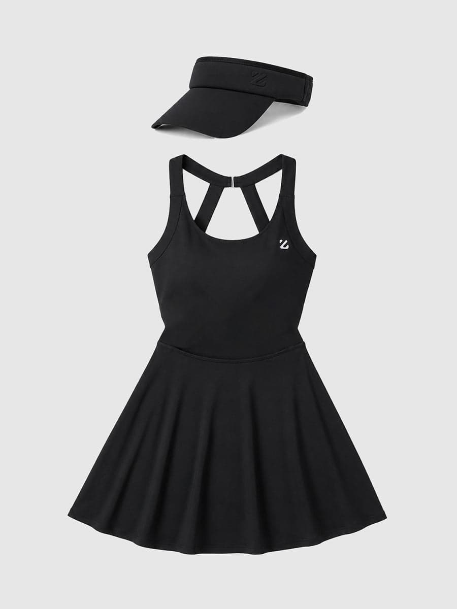 Padel & Tennis Outfit with Adjustable UPF 50+ Sports Visor