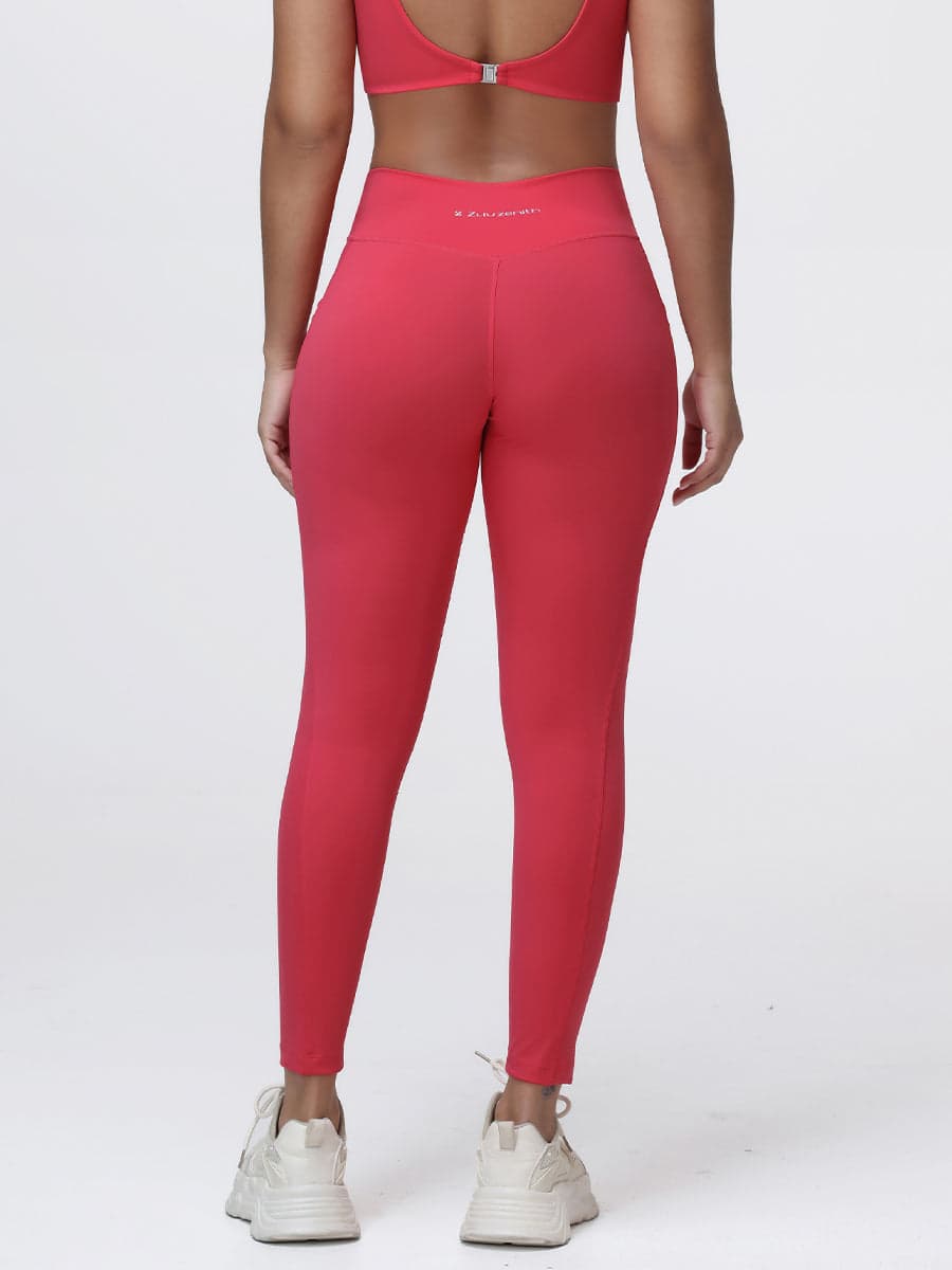 Twist Waist Sculpting Leggings with Pockets