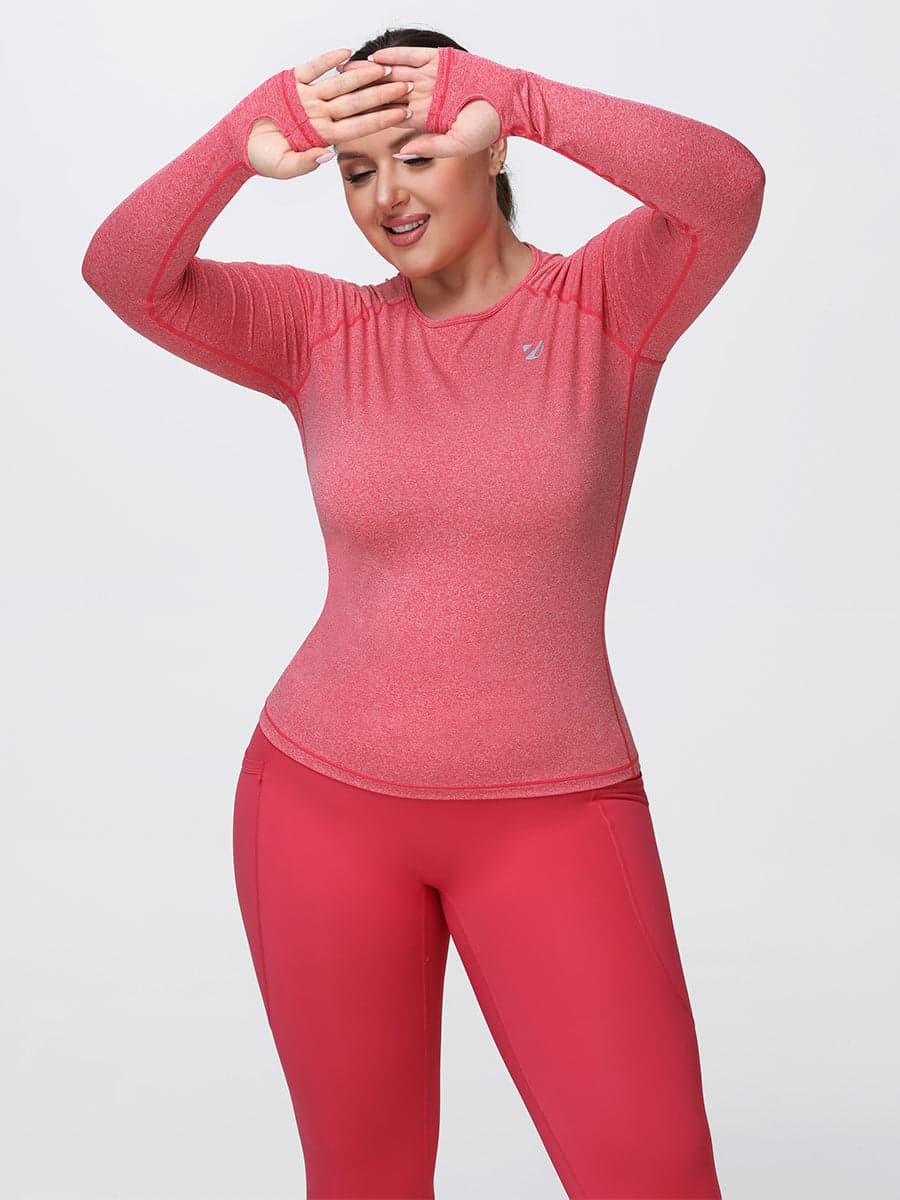 Women’s Breathable Long Sleeve Gym Set