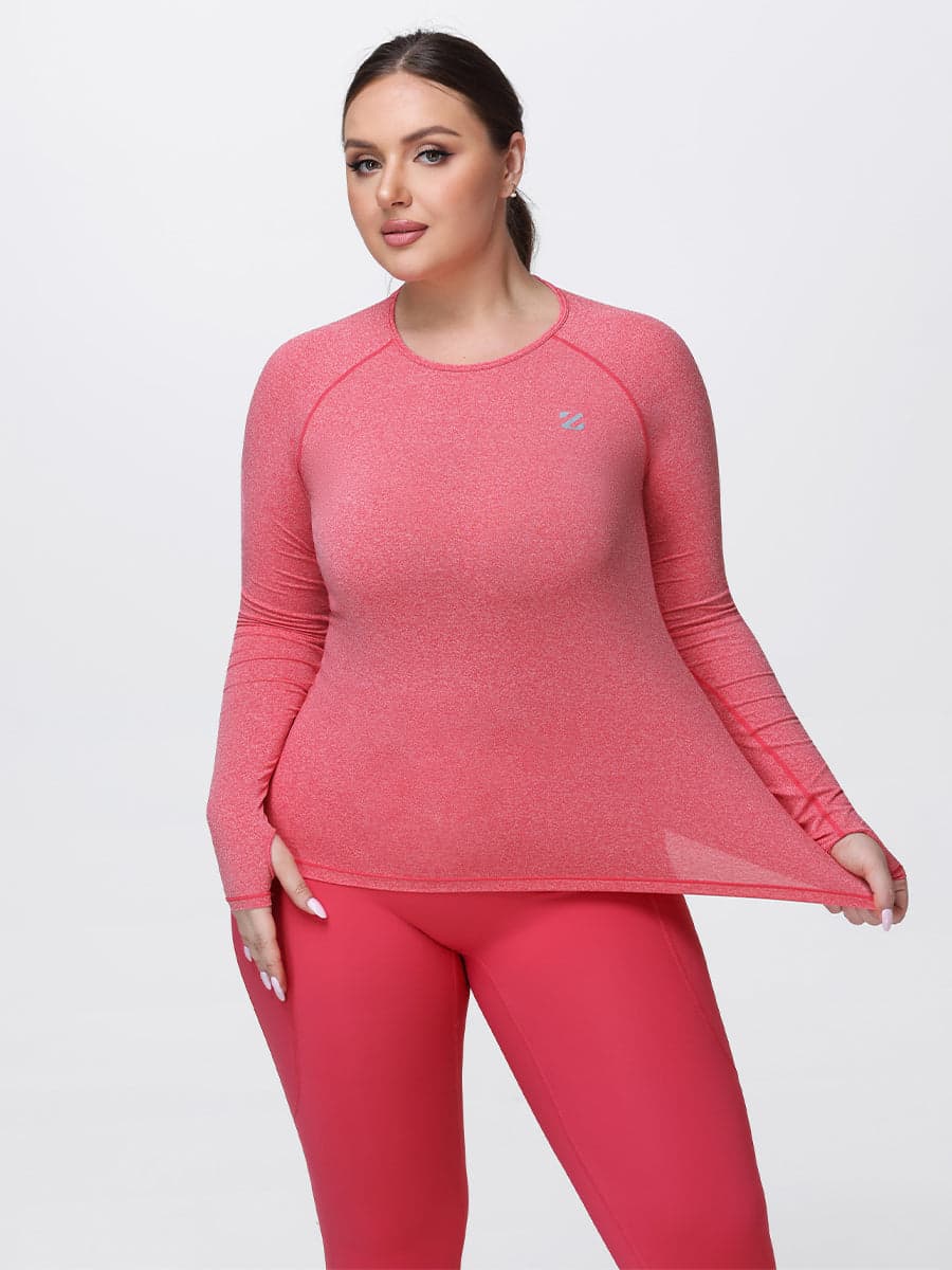 Women’s Breathable Long Sleeve Gym Set