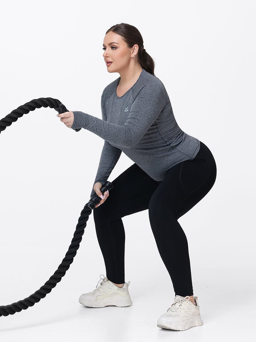 Women’s Breathable Long Sleeve Gym Set