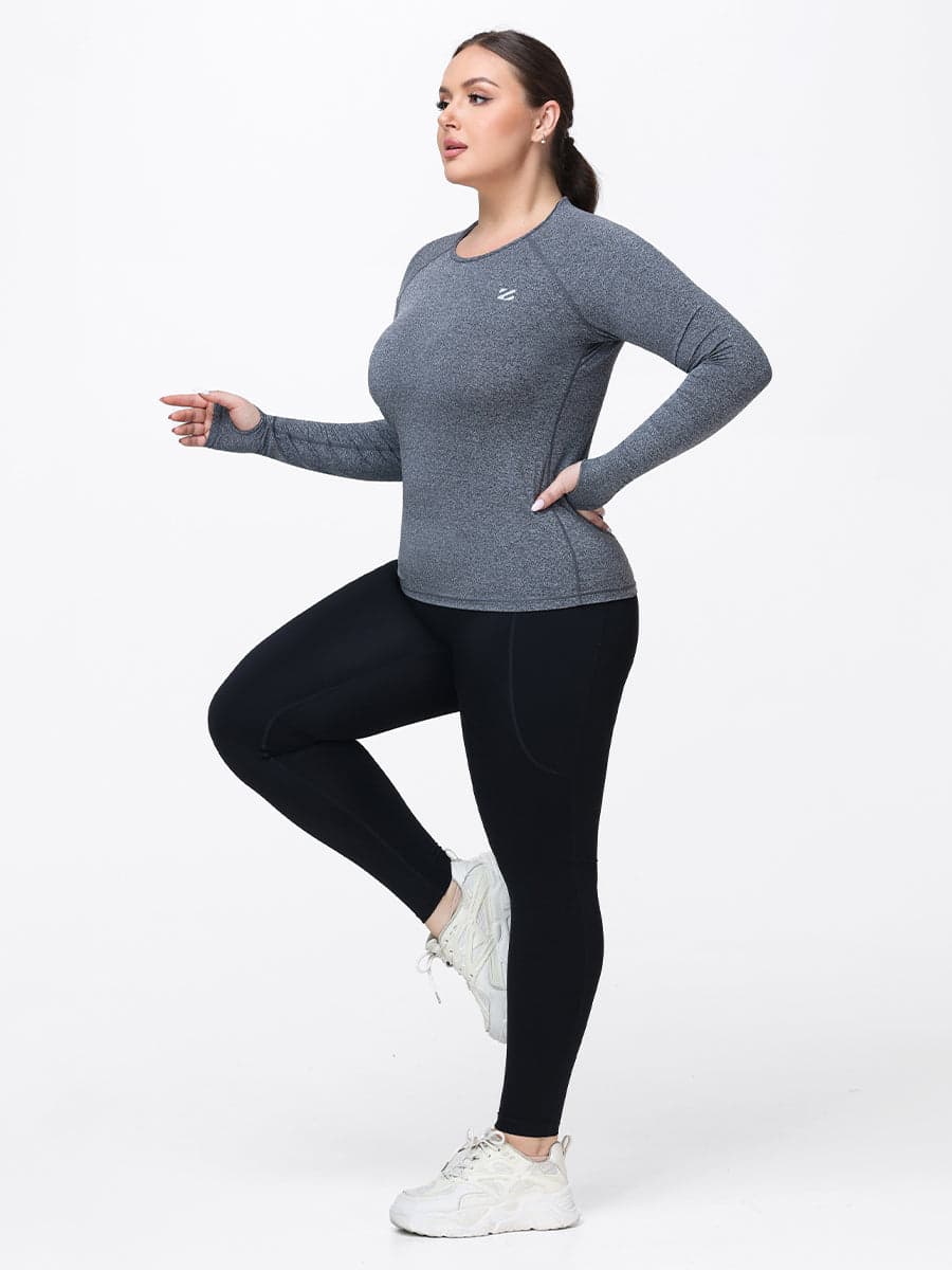 Women’s Breathable Long Sleeve Gym Set