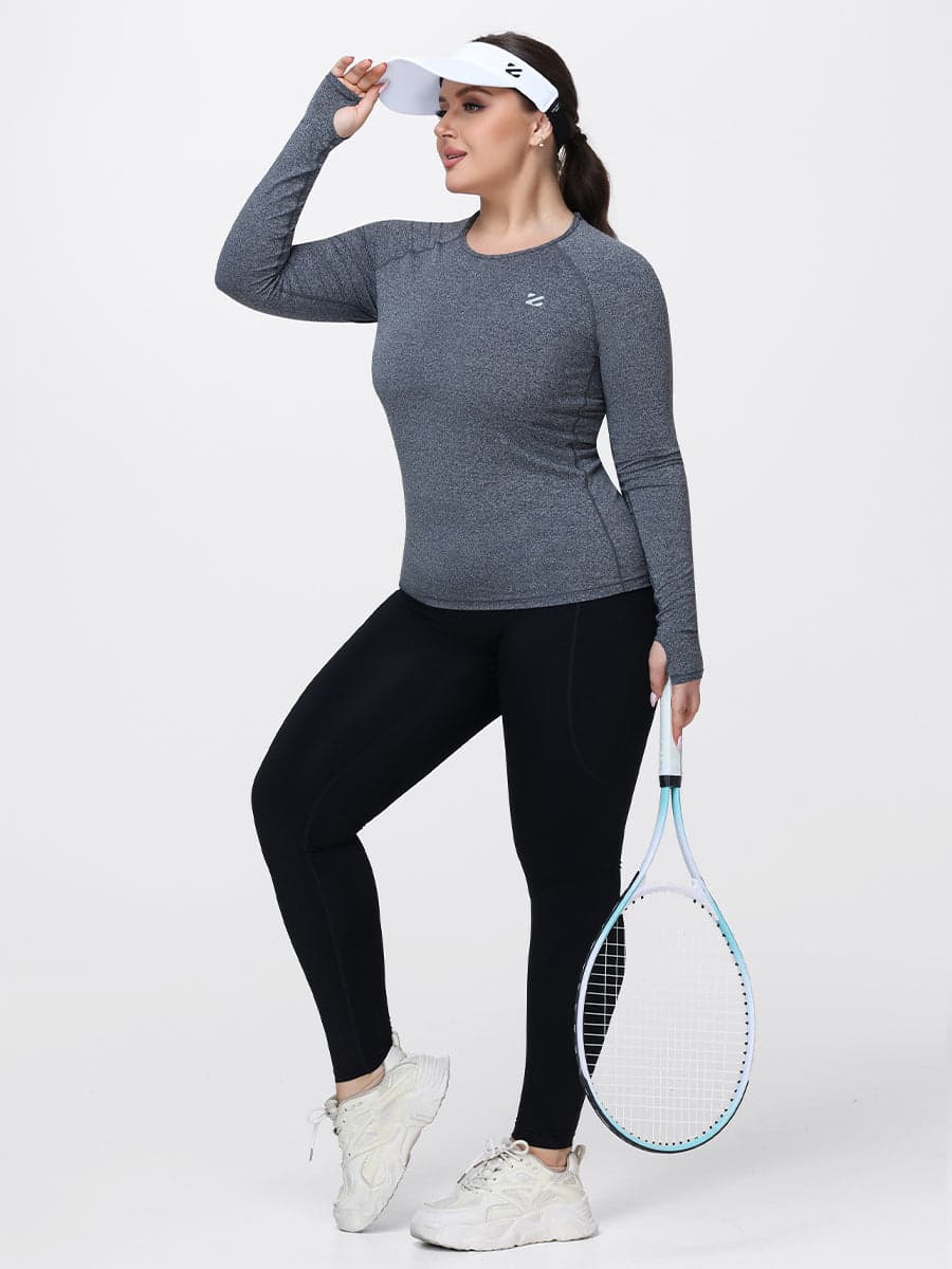 Women’s Breathable Long Sleeve Gym Set