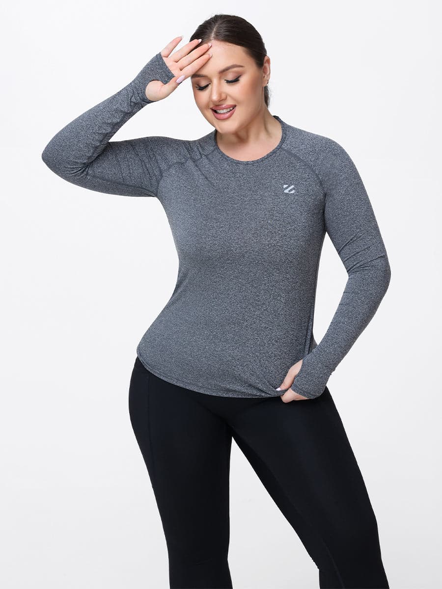 Women’s Breathable Long Sleeve Gym Set