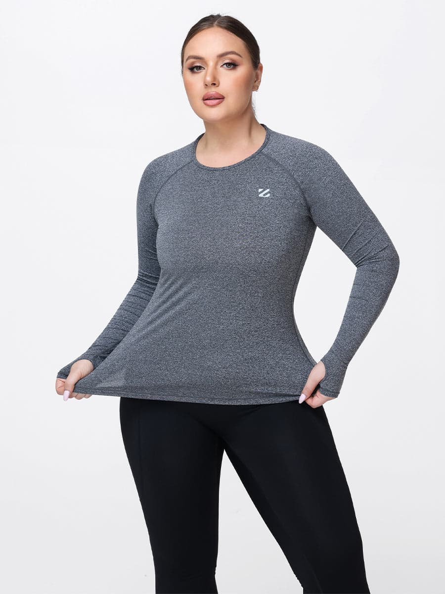 Women’s Breathable Long Sleeve Gym Set