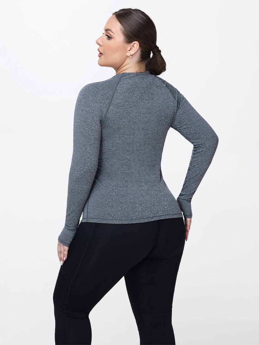 Women’s Breathable Long Sleeve Gym Set