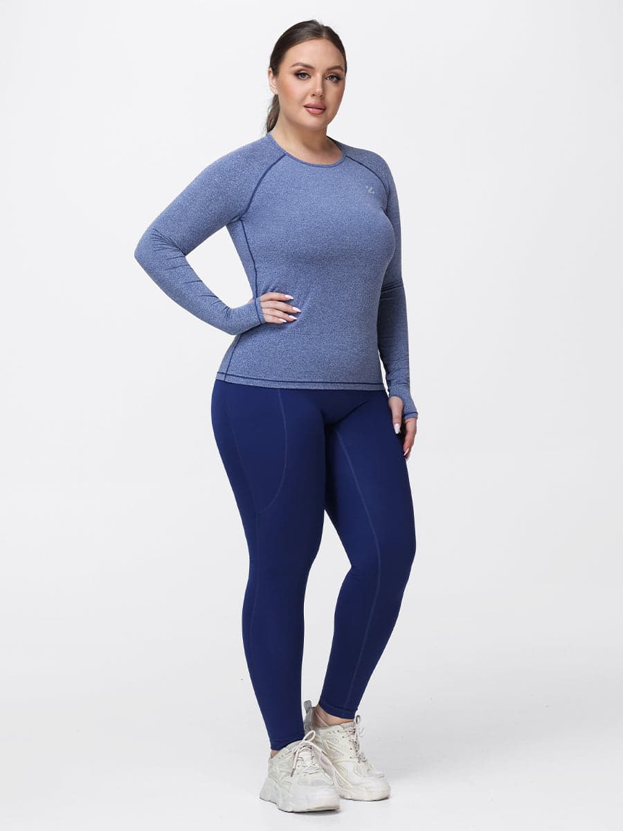 Women’s Breathable Long Sleeve Gym Set