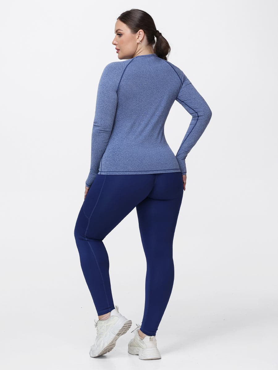 Women’s Breathable Long Sleeve Gym Set