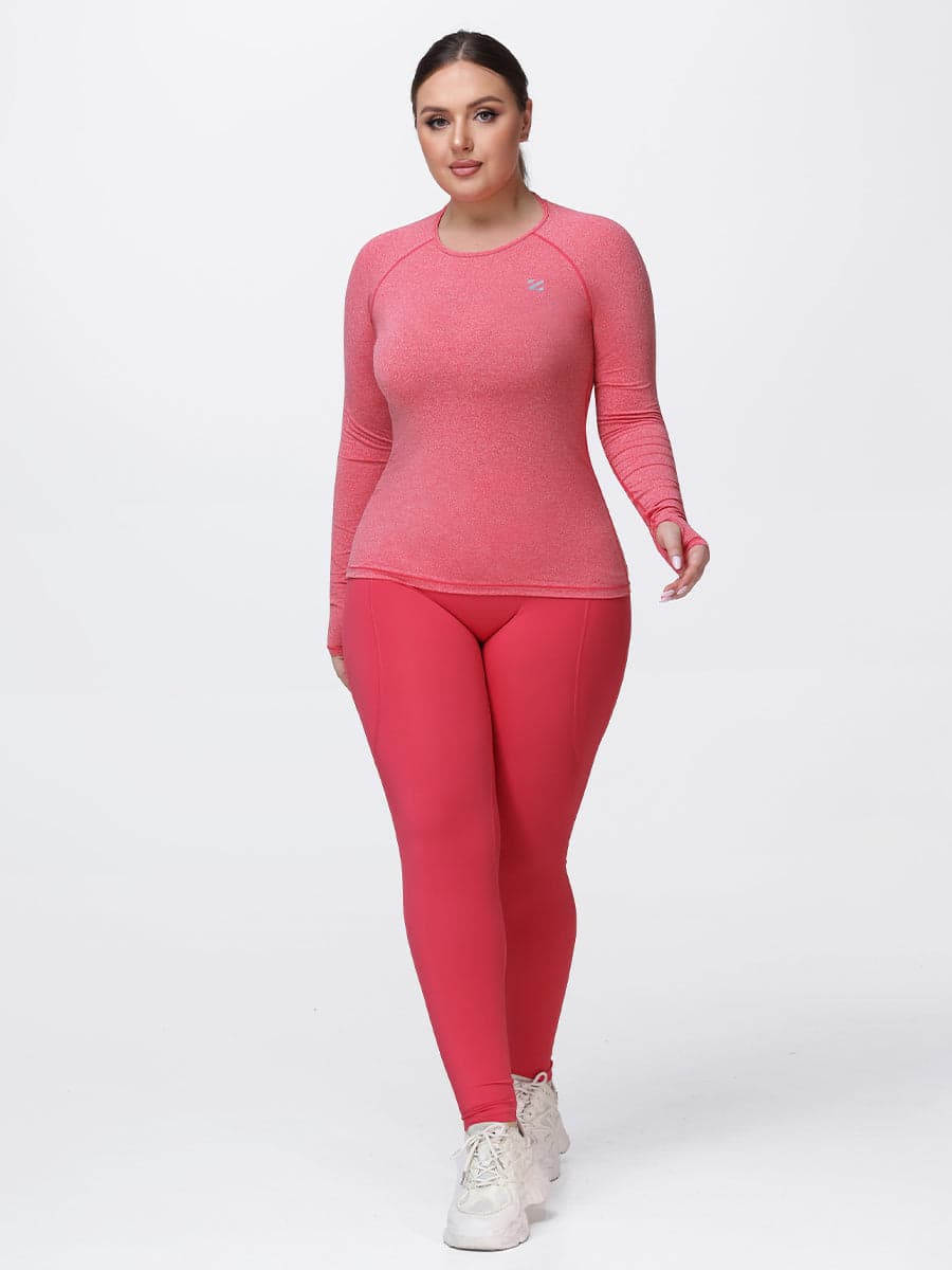 Women’s Breathable Long Sleeve Gym Set