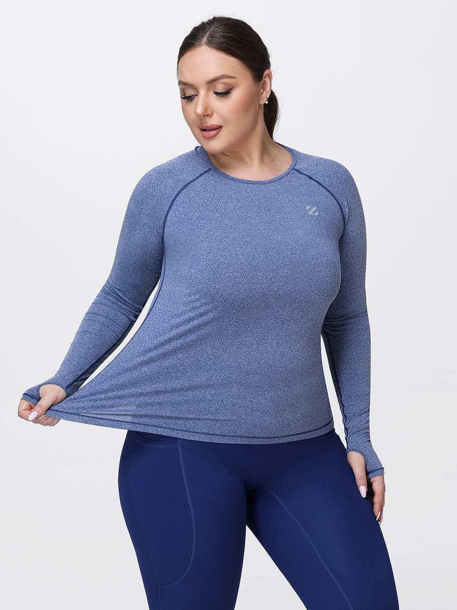 Women’s Lightweight Breathable Long Sleeve Workout Top
