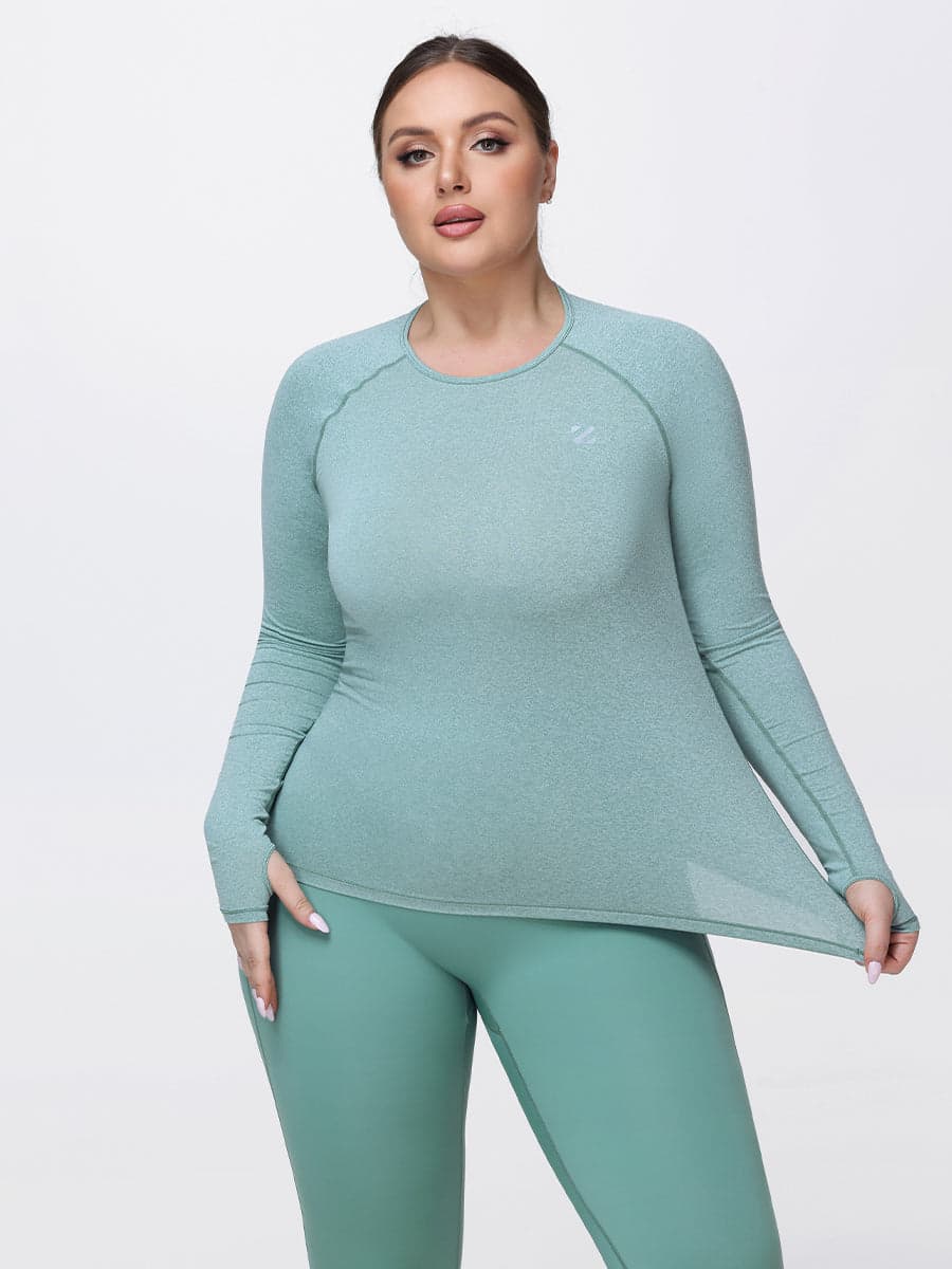 Women’s Lightweight Breathable Long Sleeve Workout Top