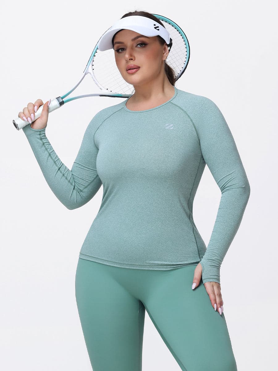 Women’s Lightweight Breathable Long Sleeve Workout Top