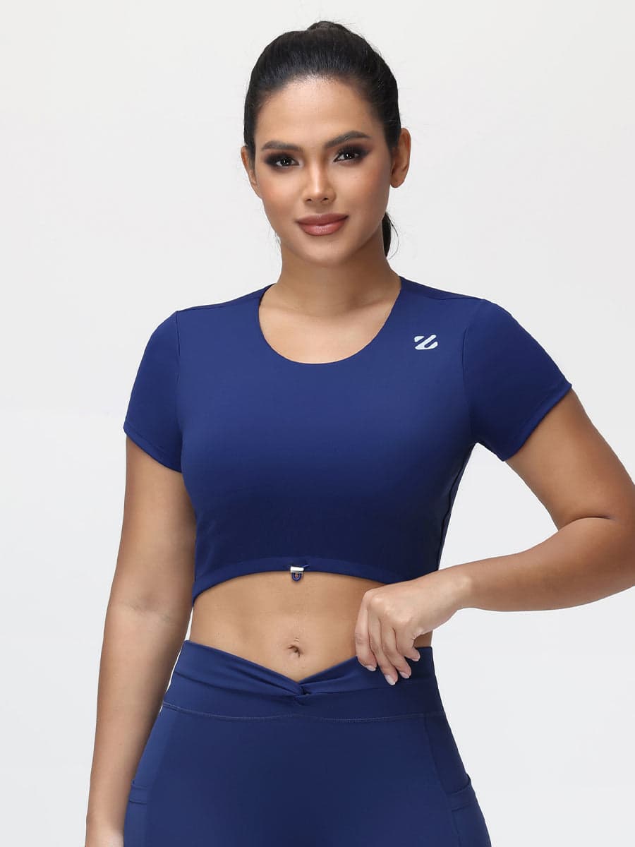 Women’s Open Back Cropped Workout Tank Top