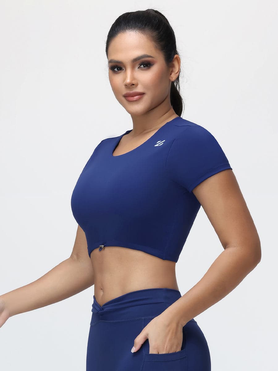Women’s Open Back Cropped Workout Tank Top