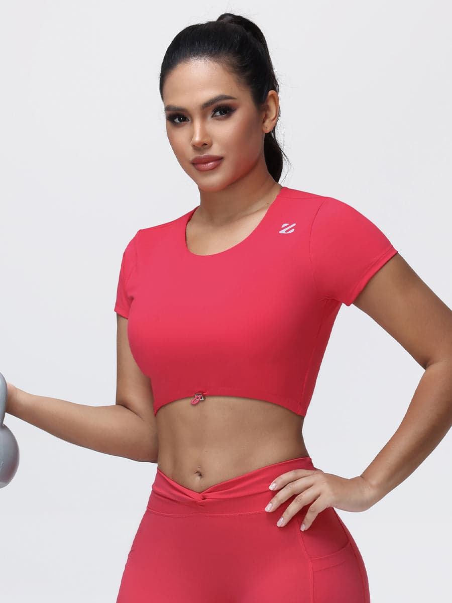 Women’s Open Back Cropped Workout Tank Top