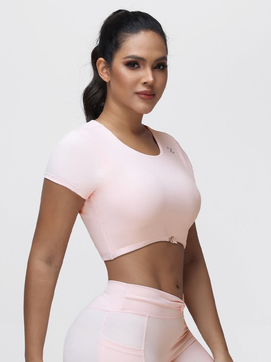 Women’s Open Back Cropped Workout Tank Top