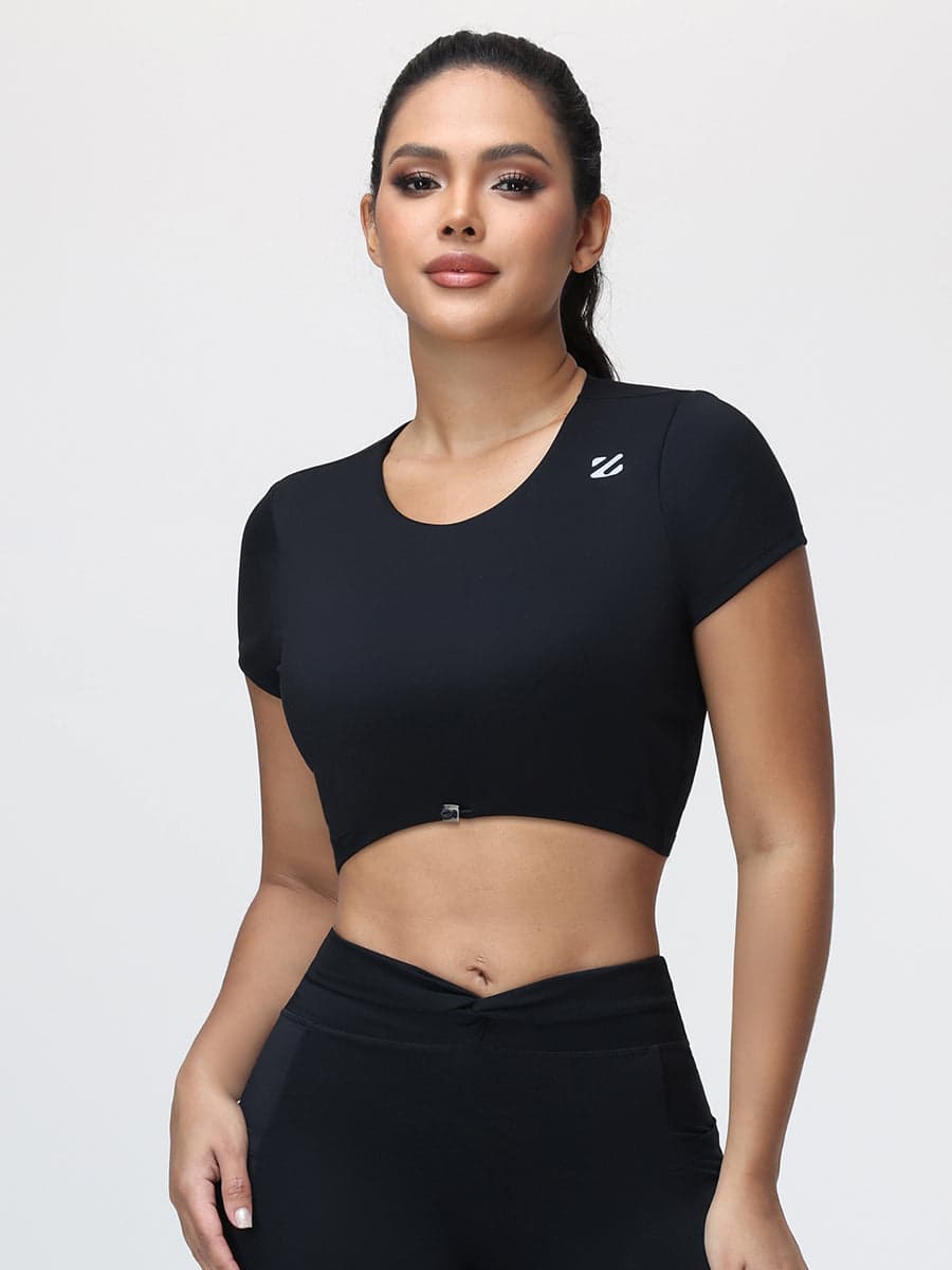 Women’s Open Back Cropped Workout Tank Top