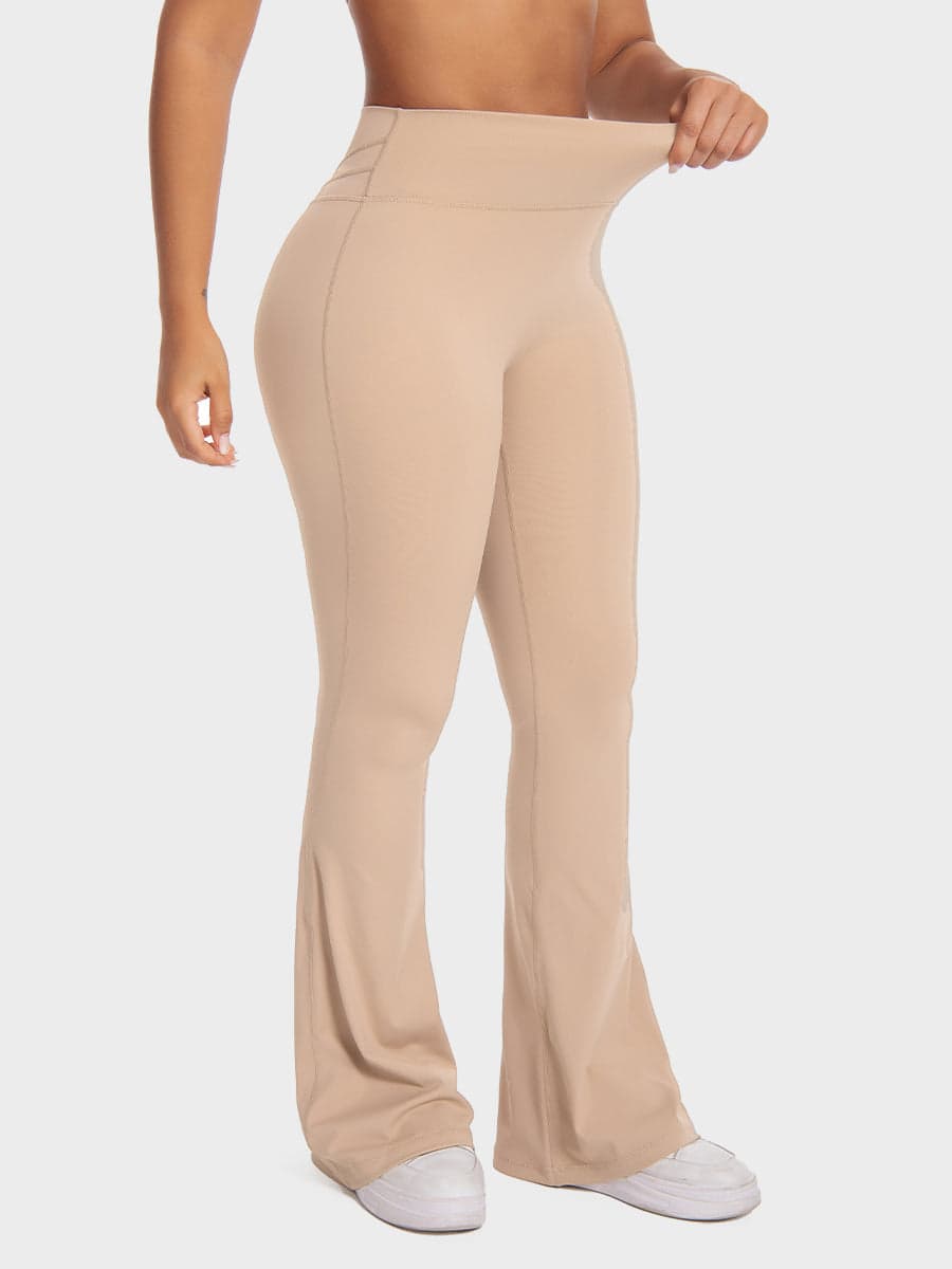 High-Waist Kick Flare Leggings