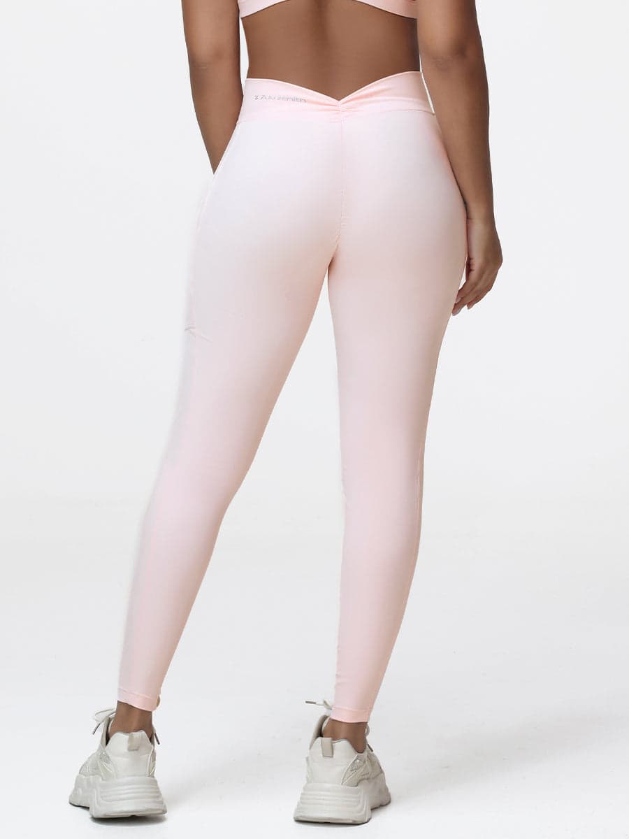 Women's High Waist V-Back Leggings with Pockets