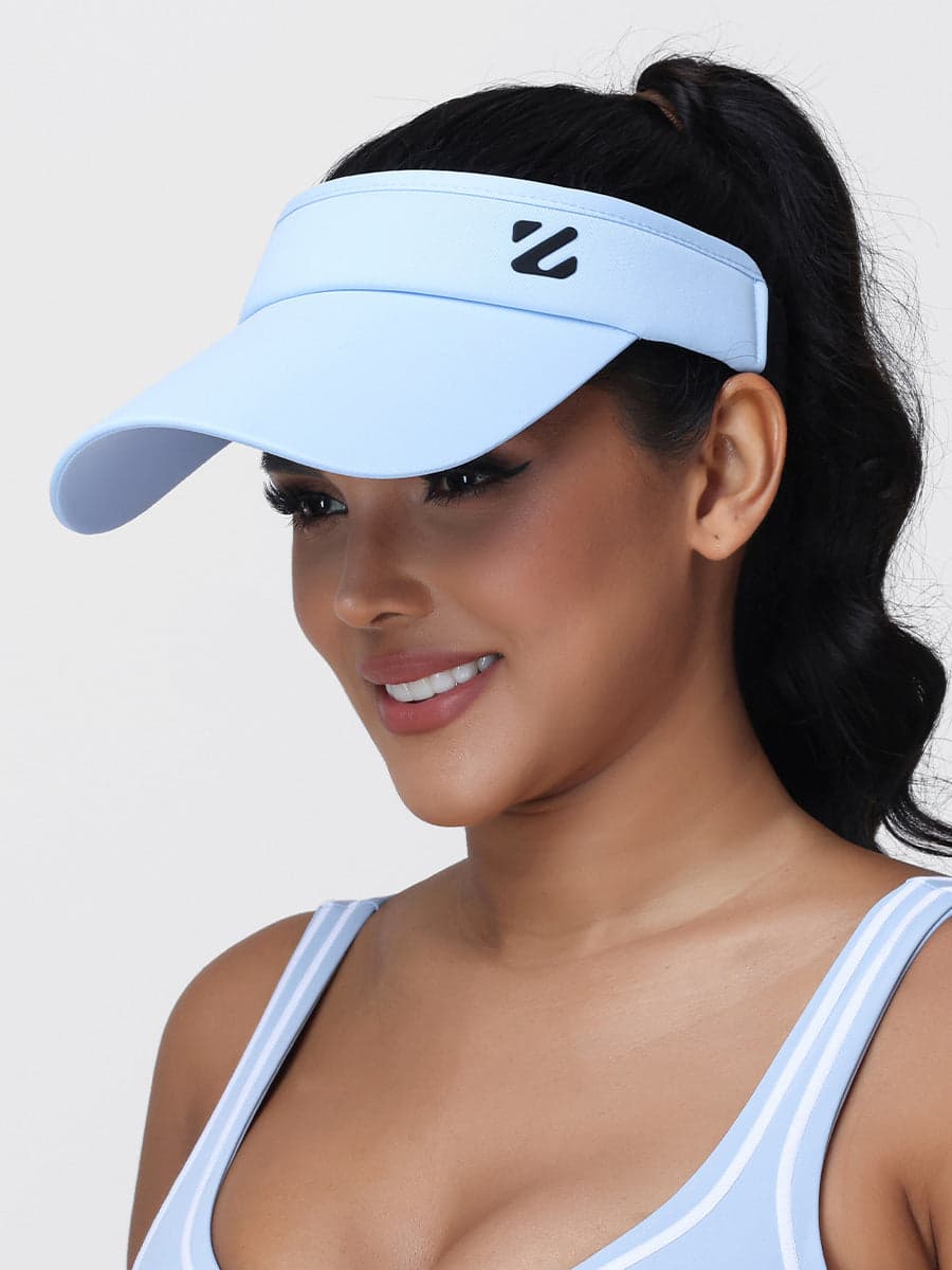 Women's UPF 50+ Sports Visor Hat Breathable Adjustable Sun Cap