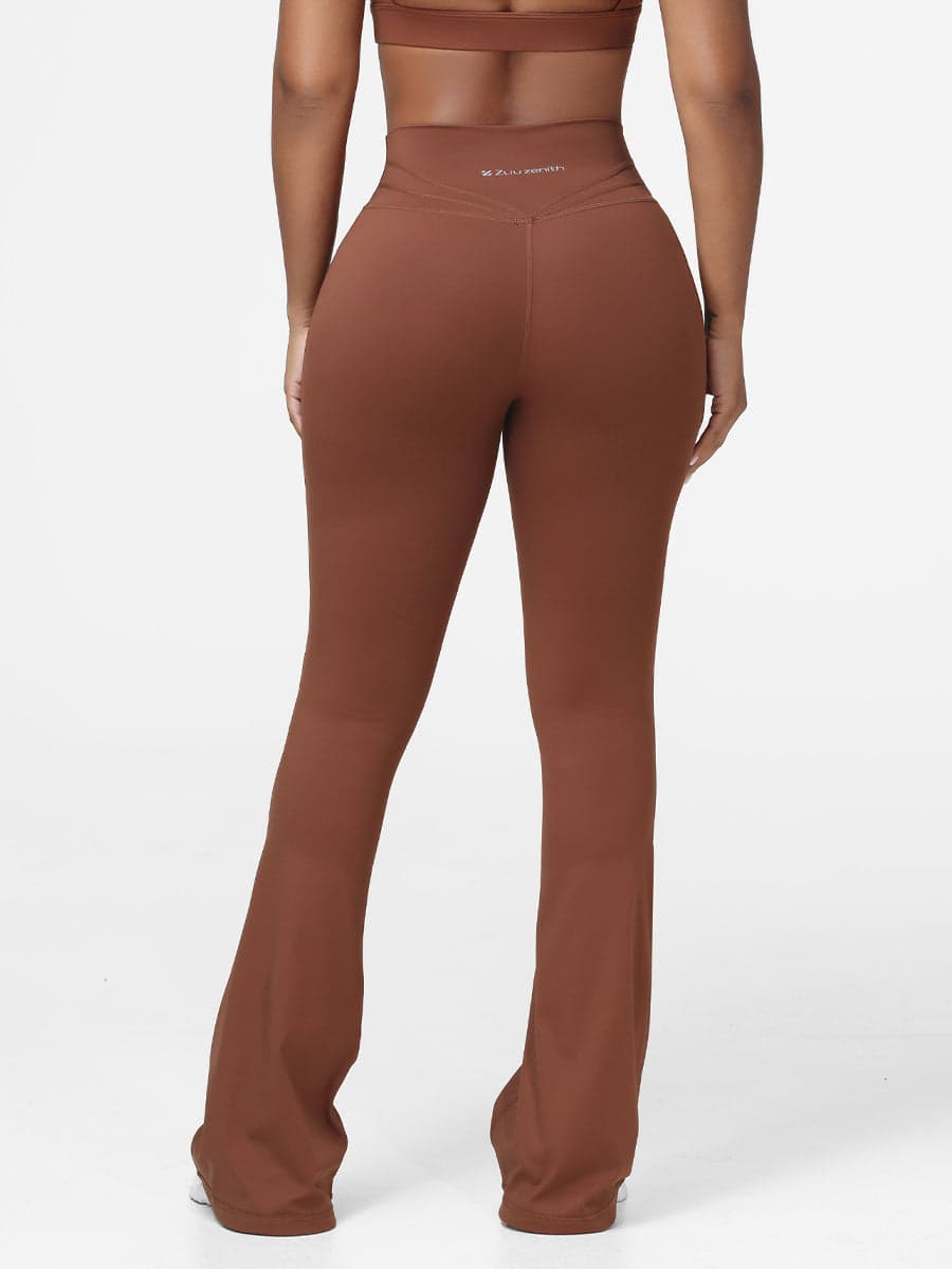 High-Waist Kick Flare Leggings