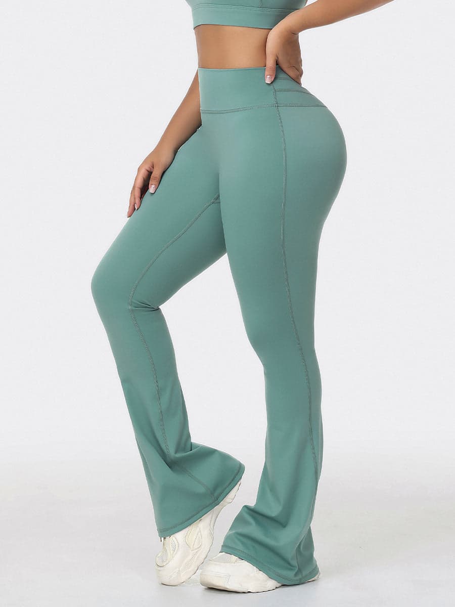 High-Waist Kick Flare Leggings