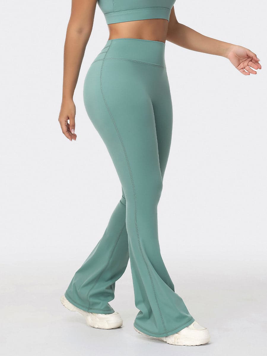 High-Waist Kick Flare Leggings