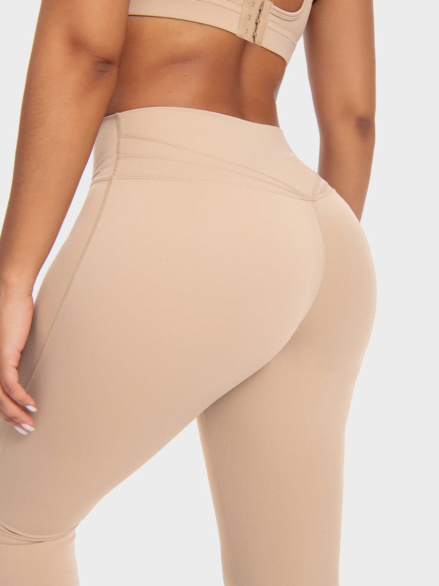 High-Waist Kick Flare Leggings