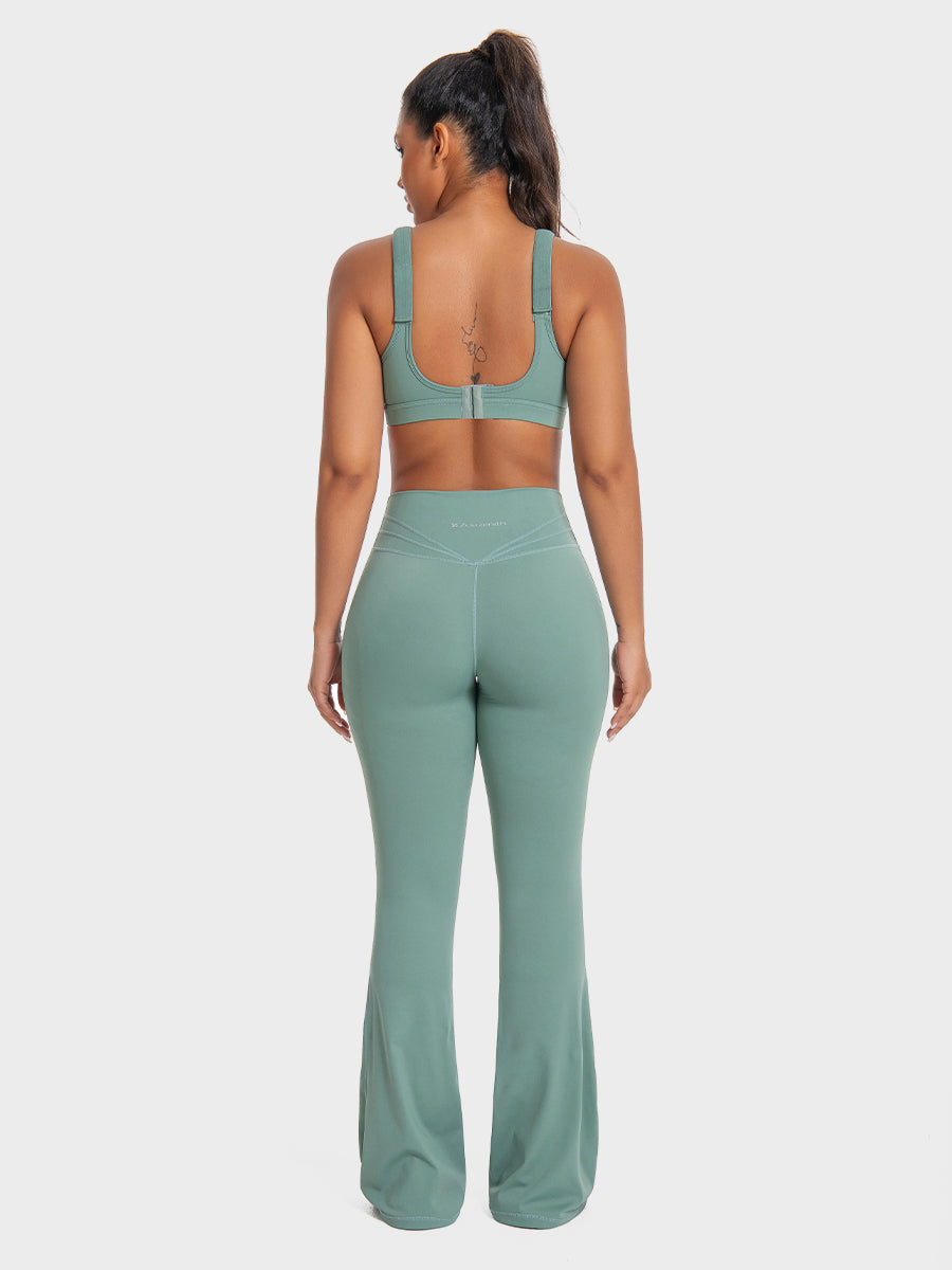 2 Piece High Waist Workout Activewear Gym Set