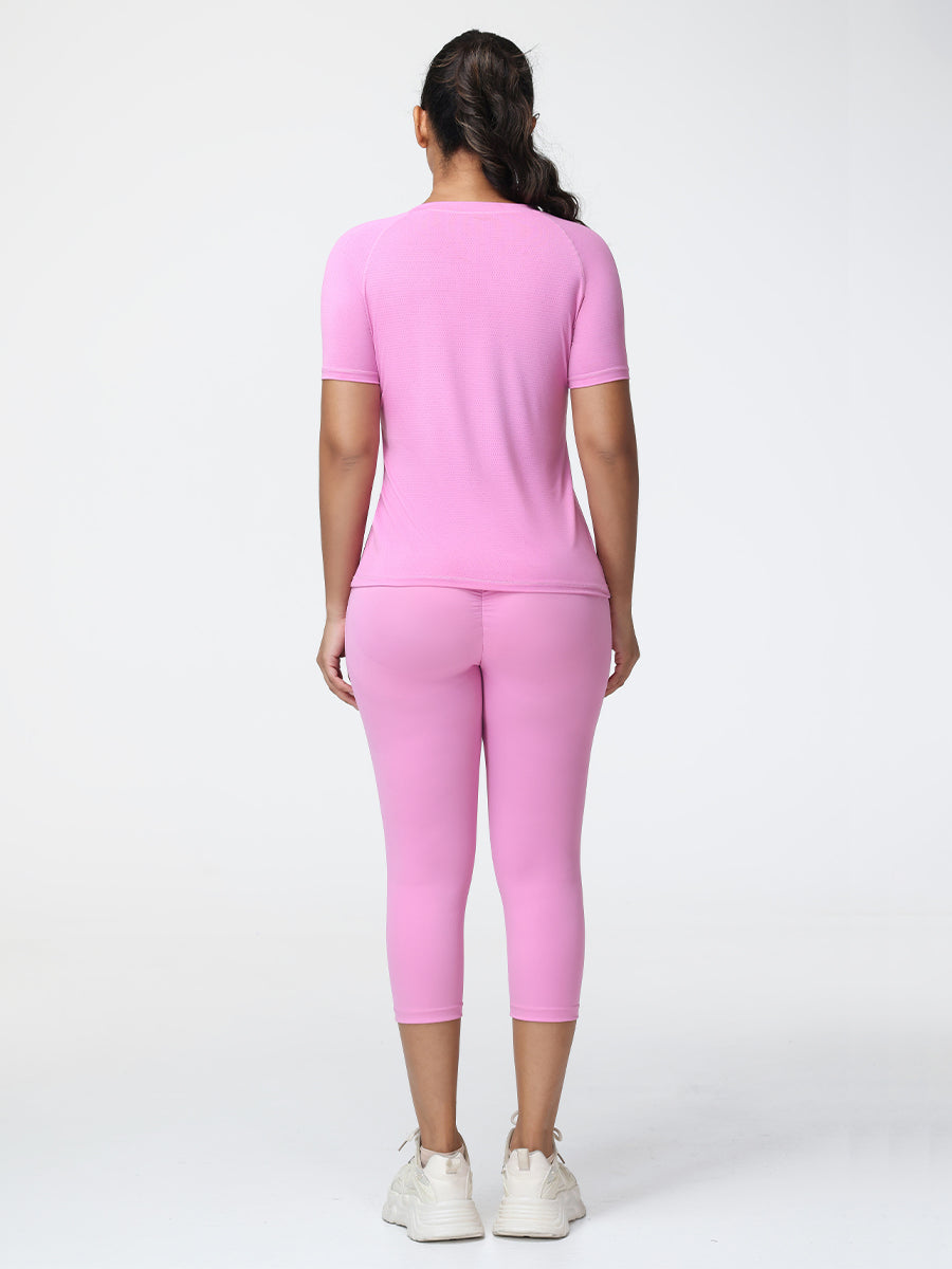 Active T-Shirt & 7/8 Butt-Lifting Leggings Set