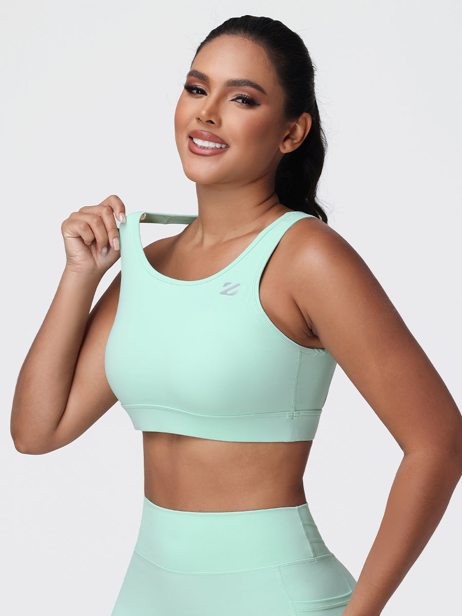 Cut Out Backless Sports Bra