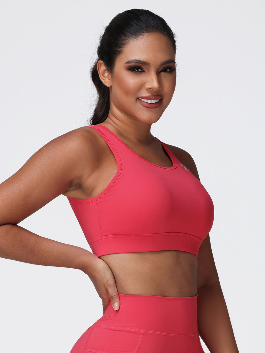 Cut Out Backless Sports Bra