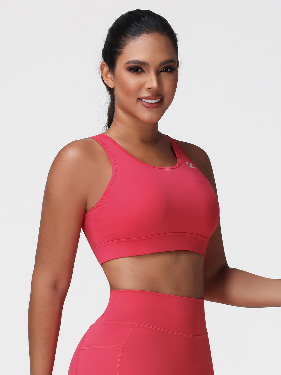 Cut Out Backless Sports Bra