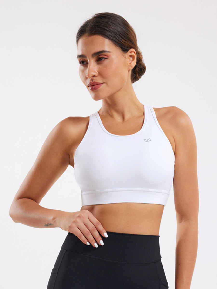 Cut Out Backless Sports Bra