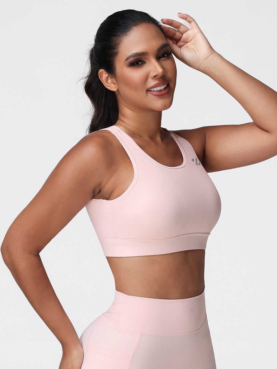 Cut Out Backless Sports Bra