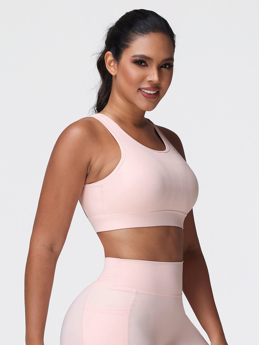 Cut Out Backless Sports Bra