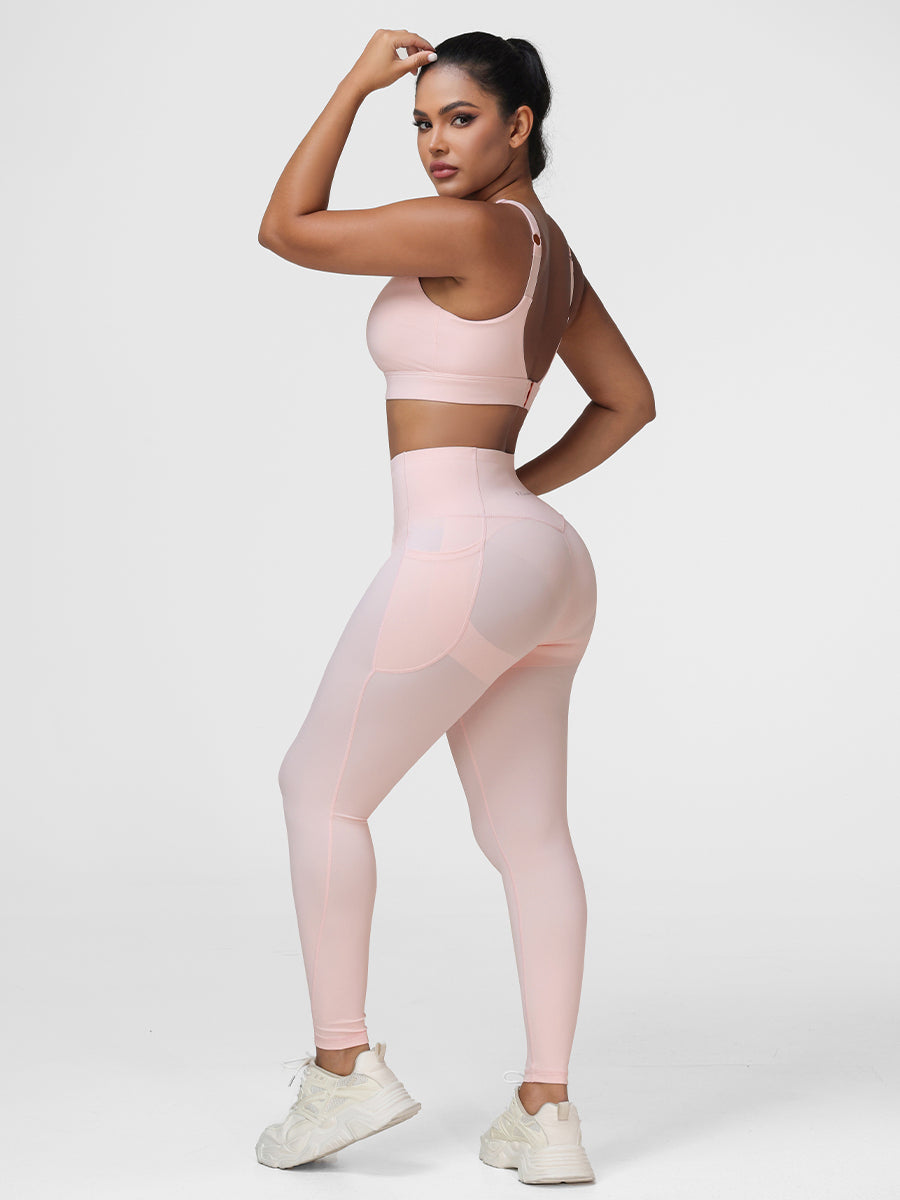 Ladies Sportswear Bottom Lifting Yoga Outfit Sets