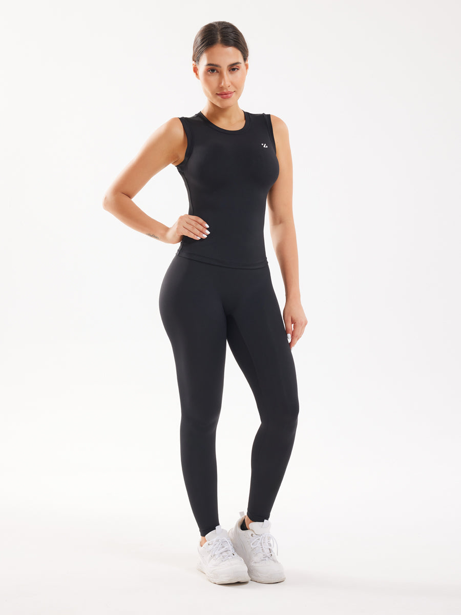 Women's Yoga Sports Wear Set - Black