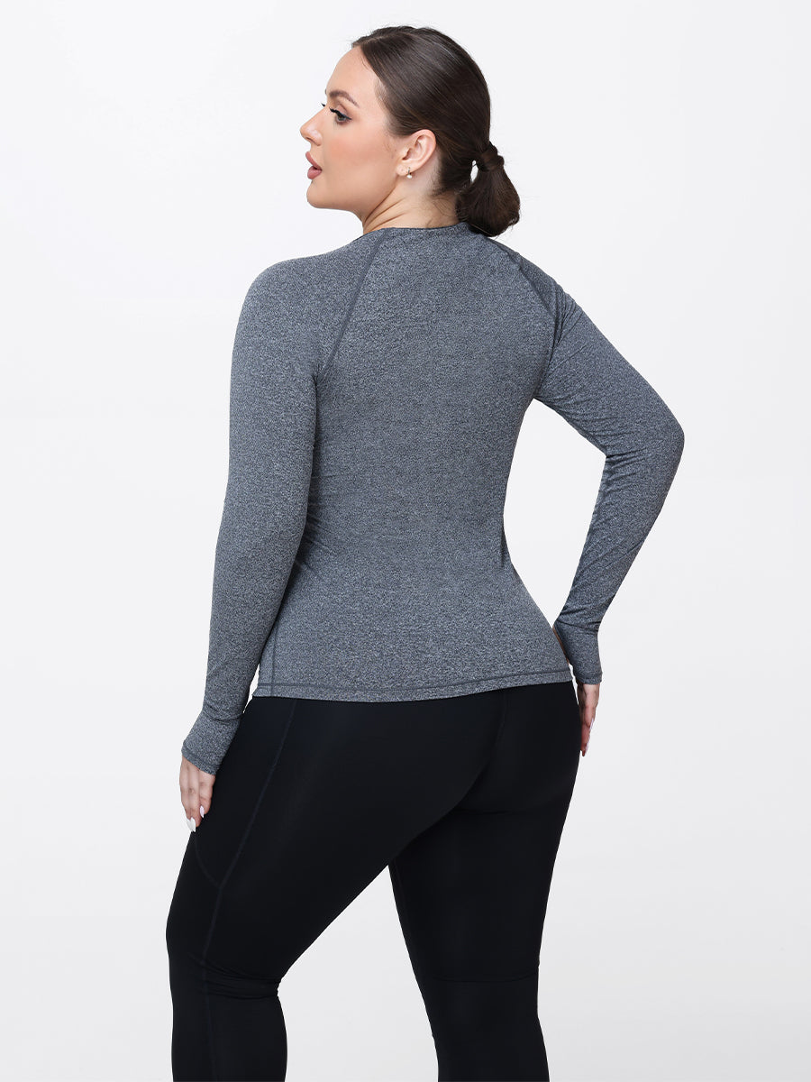 Women’s Breathable Long Sleeve Gym Set