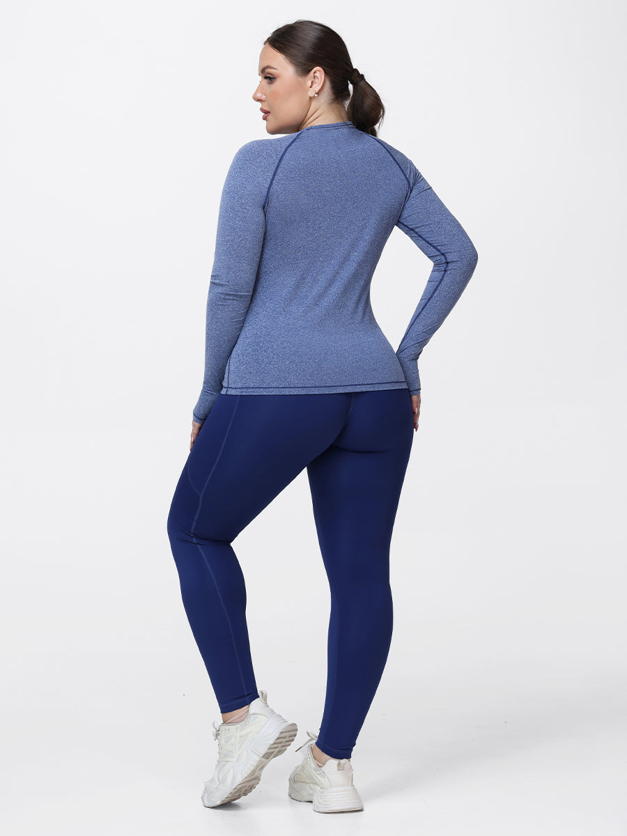 Women’s Breathable Long Sleeve Gym Set