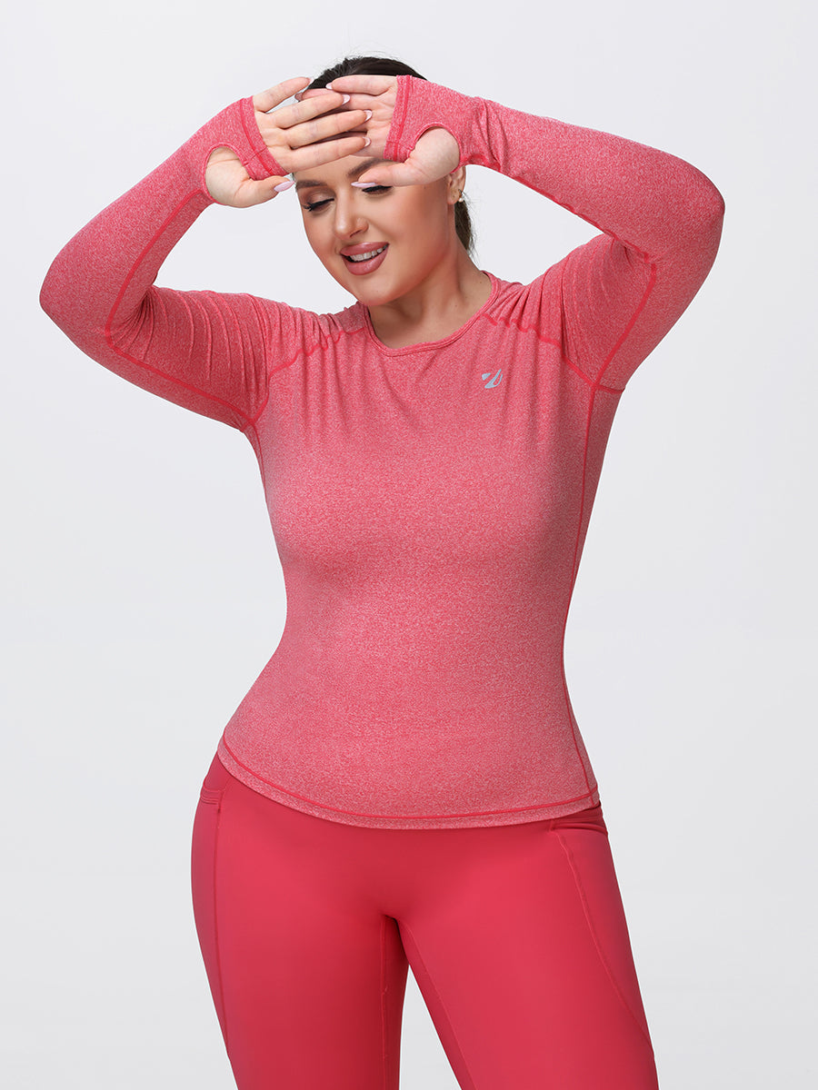 Women’s Lightweight Breathable Long Sleeve Workout Top