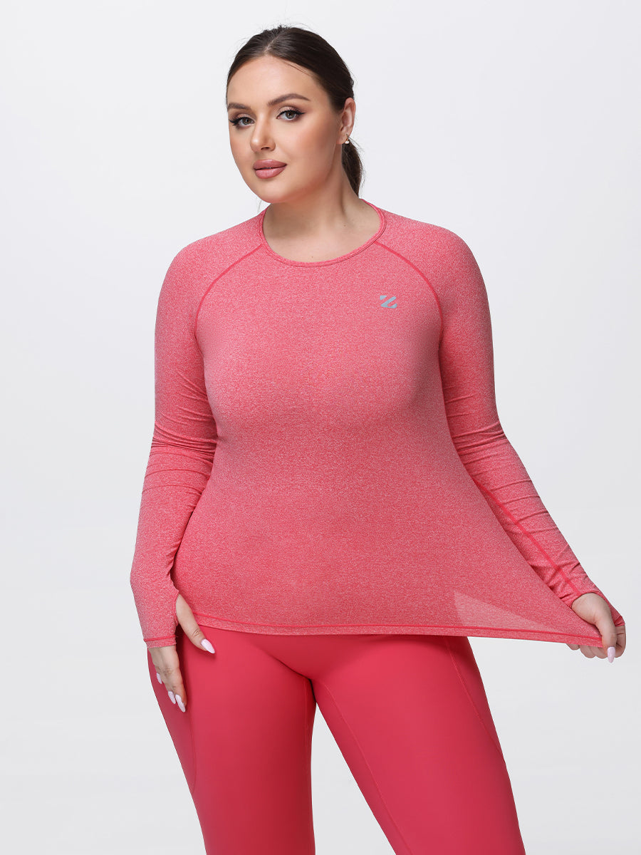 Women’s Lightweight Breathable Long Sleeve Workout Top